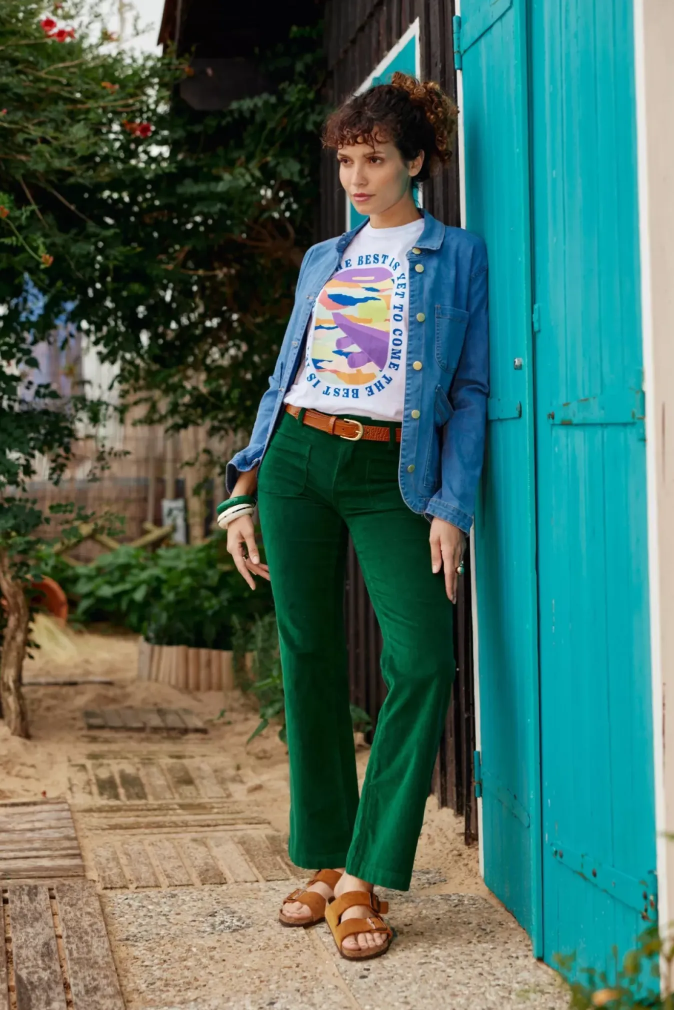 Femmes LA PETITE ÉTOILE Pantalons & Jeans|Pantalon Sonny Velours