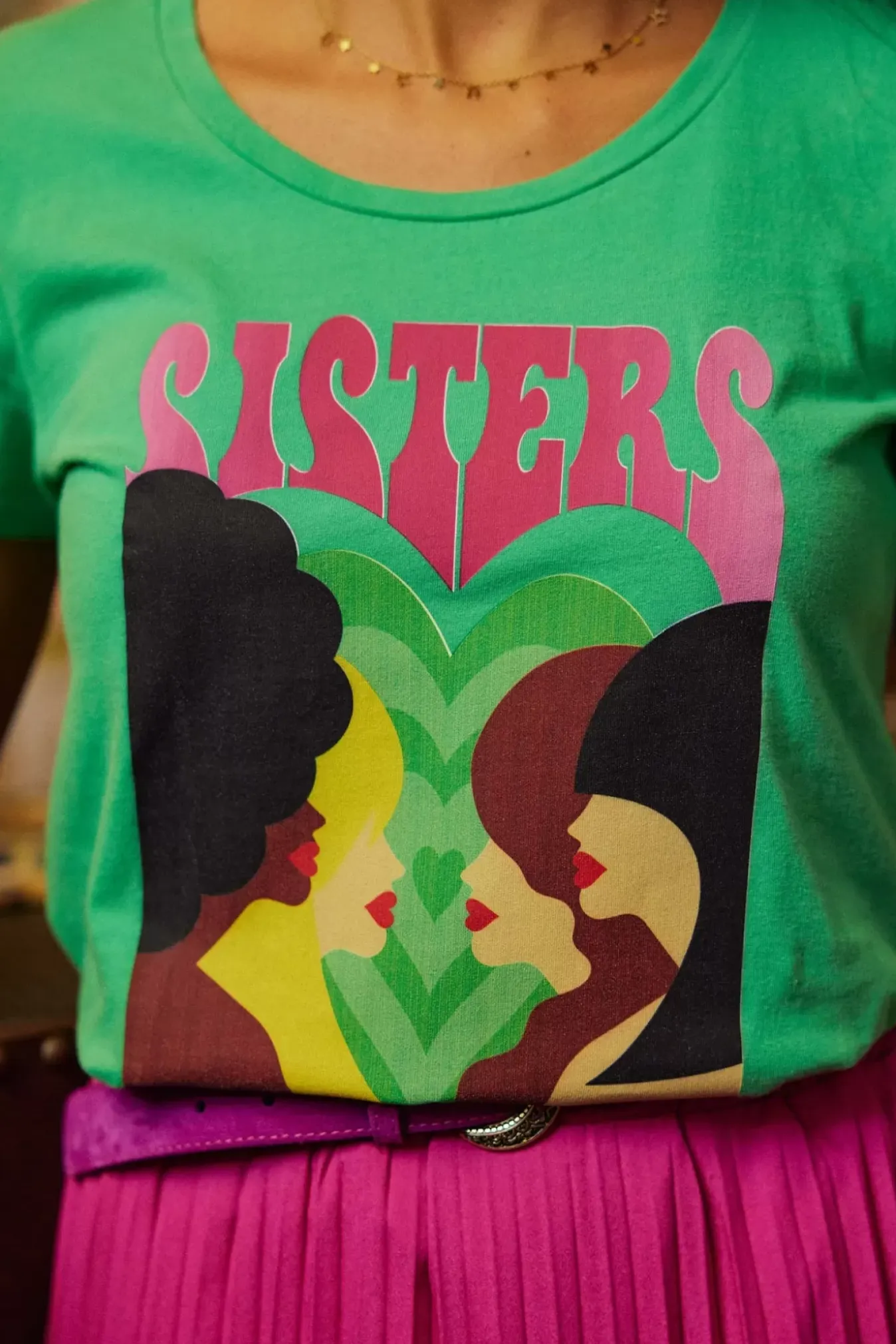 Femmes LA PETITE ÉTOILE Tops|T-Shirt Soeurettes